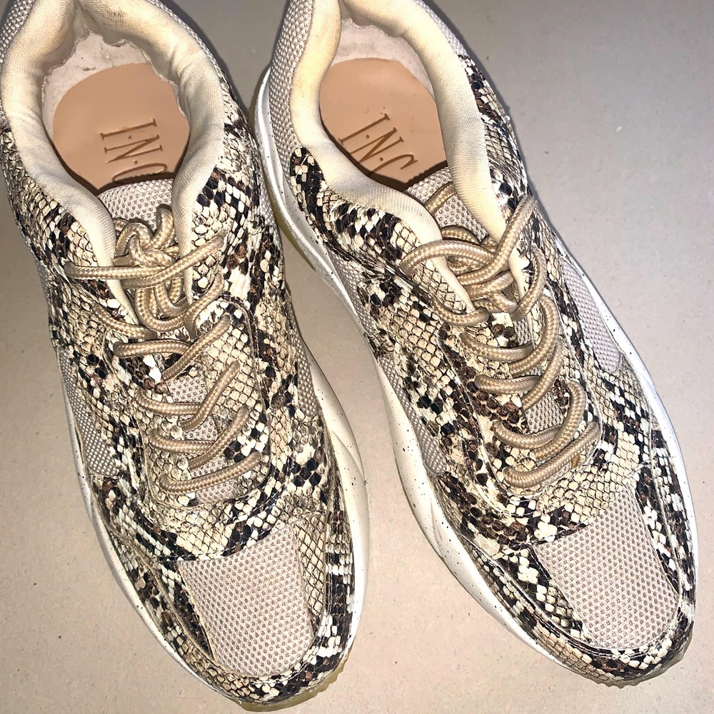 INC - Snake Skin Trainers